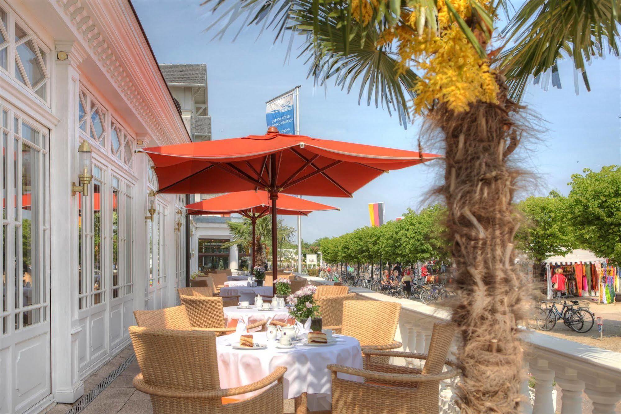 SEETELHOTEL Ahlbecker Hof Heringsdorf  Exteriör bild Restaurant